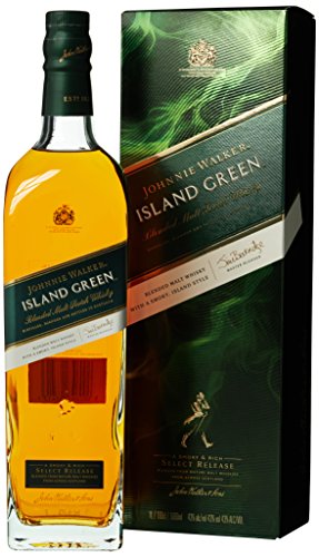 Johnnie Walker ISLAND GREEN Blended Malt Scotch Whisky Select Release mit Geschenkverpackung (1 x 1 l)