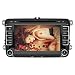 Produktbild YINUO 7 Zoll 2 Din Touchscreen In Dash Autoradio Moniceiver DVD Player GPS Navigation 7 Farbe Tastenbeleuchtung für VW Jetta Golf Passat Tiguan Touran Amarok Caddy Nuevo Rabbit