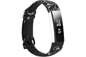 Baaletc Band/pasek z bezpiecznym regulowanym zapięciem na klamrę do Fitbit Alta i Alta HR Activity Tracker bransoletka na nadgarstek