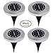 Produktbild Solar Bodenleuchten, LED Solar Power begraben Licht unter Boden Lampe Outdoor Garten Landschaft Spike Beleuchtung wasserdicht für Rasen Hinterhof Weg Patio Gehweg Pool, 4 Stück