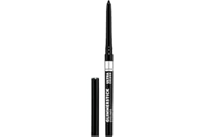 AVON Delineador de ojos Glimmerstick Avon True Tono Blackest Black - Delineador de Ojos - Acabado Intenso e Impactante - Resistente al Agua - Color Negro