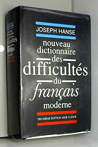 couverture de : Nouveau dictionnaire des difficult&eacute;s du fran&ccedil;ais moderne
