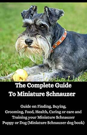 The Complete Guide To Miniature Schnauzer Guide On Finding Buying Grooming Food Health Caring Or Care And Training Your Miniature Schnauzer Puppy Or Dog Miniature Schnauzer Dog Book Ebook Jason