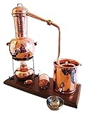 destilatori subotica komplette Destillieranlage inkl. Spiritusbrenner und Gestell, Aromakorb