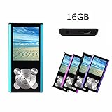Crillutar 16GB Portable MP3 Player MP4 Player Interner...