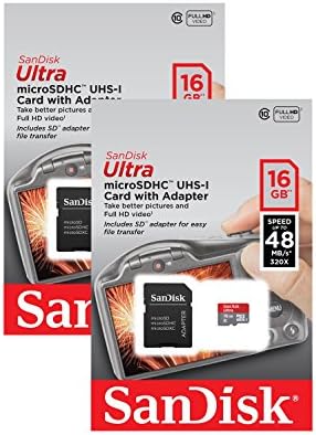 UK_Trading Genuine 16GB SanDisk Ultra Micro SDHC Card with Adapter for SmartPhones, Cameras, Tablets