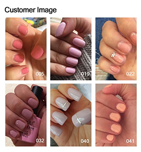 AIMEILI UV LED Gellack mehrfarbig ablösbarer Nagellack Gel Polish Set – 6 x 10ml – Set Nummer 22 - 2