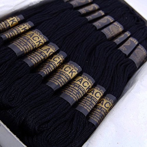 25 Stück Verp Cotton Sewing Skeins Stich Stickgarn Knitting Floss - 4
