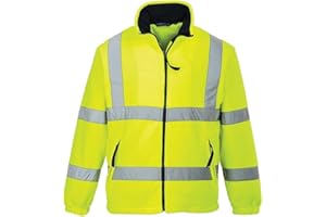 Portwest F300YERXL Pile con Fodera in Rete ad Alta Visibilità, Giallo, XL