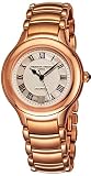 Frederique Constant Classics Delight Damen-Armbanduhr, Roségold, 38 mm, analoges Zifferblatt, mit Sekundenzeiger, Datum und Saphir-Kristall, Metall-Band, automatische Armbanduhr für Frauen