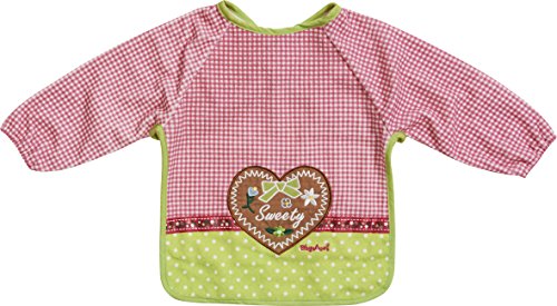 Playshoes 507127-373 Ärmel-Lätzchen, Babylätzchen Landhaus, Wasserdichte Unterlage, 39 x 34 cm