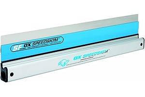 OX Speedskim Plaster Skimming Finishing Rule - SF 600 mm I Flex Blade ze stali nierdzewnej i wytłaczany aluminiowy uchwyt