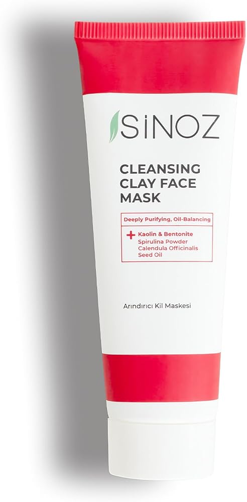 Sinoz Akne Ve Siyah Nokta Karşıtı Arındırıcı Yüz Bakım Kil Maskesi 50 ml Tüm Ciltler Için
