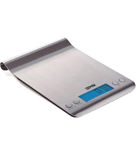 Bilancia Da Cucina Digitale In Acciaio Inox 5kg - Precisione 1g, Funzione Tara, Display LCD, 6 Unità Di Misura (g/kg/lb/oz/ml), Con Batterie - 4