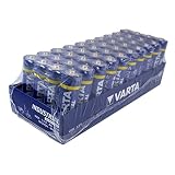 Varta VA4006 - Pack de 40 pilas alcalinas (1.5 V, AA, LR6), color azul