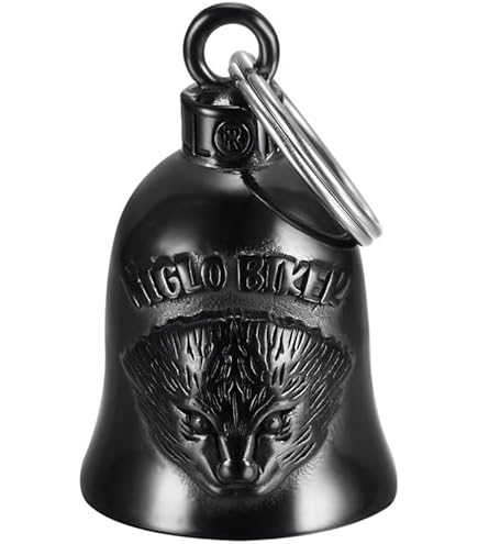 Clochette moto Guardian Mocy Bell Fleur de Lys Acier Argent