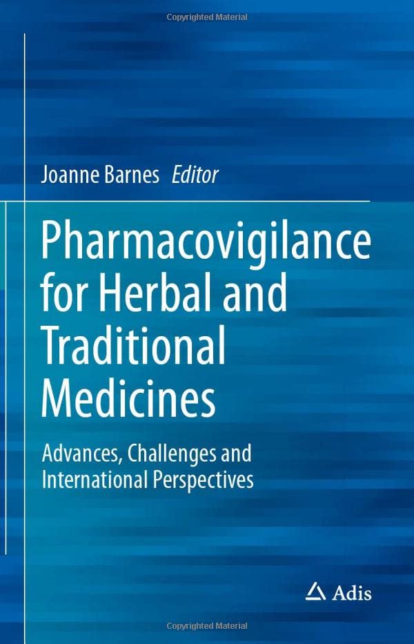Buy Pharmacovigilance for Herbal and Traditional Medicines Advances