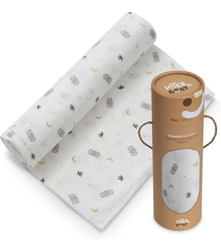 Ti TIN 100% katoenen mousseline, zachte chiffon voor baby's