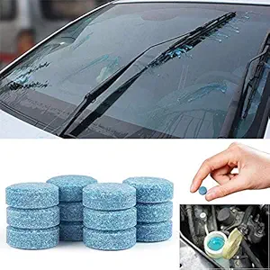 Hukam Car Accessories Car Wiper Detergent Effervescent Tablets Auto Windshield Cleaner Glass Tablets (10)