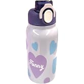 Trendix &Ccedil;elik İ&ccedil;li Termos 550Ml Mor Funny