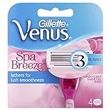 Gillette Venus Spa Breeze Razor Blades - Pack of 4