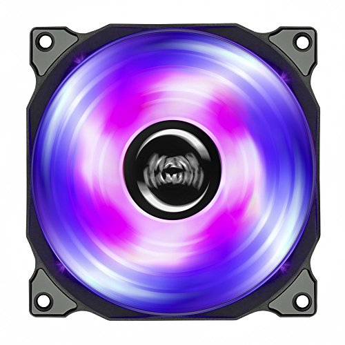Mars Gaming MFRGB Kit - Pack 3 Ventiladores con iluminaci  n RGB para Ordenador  13 aspas  iluminaci  n LED 4 Efectos  Mando a Distancia  rodamientos hidr  ulicos  60 000 Horas  silenciosos   Negro