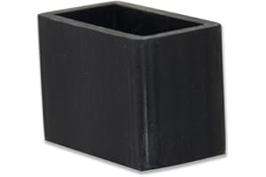 Flyshop 12 Tapas para Patas de Silla, Protectores de Suelo de Silicona, con Forma Rectangular, 15 x 30 mm, 5/8" X 1-3/16"