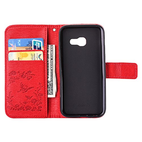 Samsung Galaxy A3 2017 HÃ¼lle, Samsung Galaxy A3 2017 SchutzhÃ¼lle Leder HÃ¼lle,Alfort Bling Glitzer Glitter PrÃ¤gung Flip Wallet LederhÃ¼lle Fashion Design Premium PU Leder Hohe QualitÃ¤t Tasche Case Cover Kasten Abdeckung Wallet fÃ¼r Samsung Galaxy A3 2017 / A320 4.7