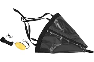 GAEIRT Ancre de Bateau, Ensemble de flotteurs d'ancre de Bateau à Fond Lourd Robuste stabilisant pour Bateau de pêche pour Bateaux à Moteur pour Bateaux à Moteur pour kayaks(Le Noir)