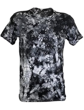 Tie Dye Black Scrunch T-Shirt
