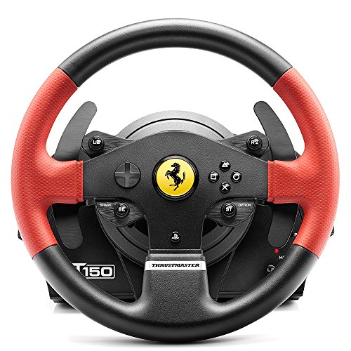 Thrustmaster T150 FERRARI EDITION - Volante - PS4   PS3   PC - Force Feedback - Licencia Oficial Ferrari