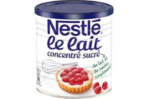 AXPPIN NESTLE - Lait Concentré Sucré 1Kg - Lot De 3 - livraison offerte