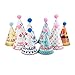 Produktbild NUOLUX Partyhüte,Party Kegel Hüte mit Pompons für Kinder, 10pcs