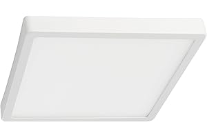 EGLO Plafoniera Argolis 2, luce a LED per esterni da muro o soffitto, metallo e plastica bianca, luce bianca calda, IP44, 28,5 cm