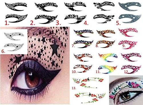 Eye Rock temporary tattoo PLEASE CHOSE NUMBER and leave message with the order , thank you