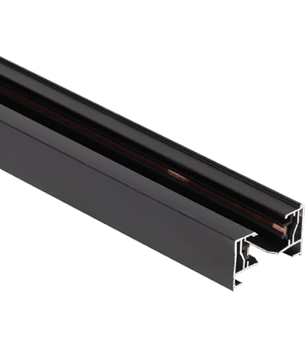 Afdekplaat 1-fase rail zwart 87 cm - Iconic | Lampenlicht