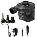 Produktbild Elektrische Pumpe Luftpumpe, 110 V AC/12 V DC Perky mit Aufblas-Pumpe, Luftablassfunktion 3 Universal Düsen für Air Matratze/Bett Lake/schwimmt Floß/Pool Ringe