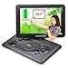 Produktbild 14.1" tragbarer DVD-Player, 6000mAh 7 Stunden Spielzeit Akku, 1.8m Autoladegerät und Netzkabel, 270 Grad drehbares HD Display, Videogeräte für Kopfstützen von DR.Q, multi Medienformaten Unterstützung, unterstützt SD Karte und USB, Schwarz.