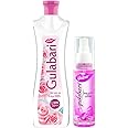 Dabur Gulabari Combo : Rose Glow Face Cleanser - 100ml & Gulabari Rose Water/Face Toner - 250ml | For All Skin Types | Cleaner, Balanced & Hydrated Skin