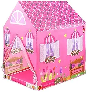 OXOUR Hut Type Kids Toys Jumbo Size Play Tent House for Boys and Girls (Pink)