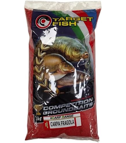Pastura Carpa Vaniglia Fragola 2Kg Pesca Carpe Carpfishing Esca Method Feeder Lago Fiume