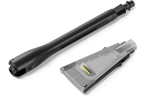 Kärcher spolrör eco!Booster Jet 145, 50% bättre rengöringsprestanda och 50% mer yta kan rengöras under samma tid jämfört med en vanlig flatstråle, originaltillbehör för Kärcher K 5 högtryckstvättar