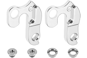 YINETTECH 2 Juegos de Ganchos para Desviador de Bicicleta Patilla de Cambio de Cambio Trasero 206375 Compatible con Scott Compatible con Aspect Compatible con Atacama Silver