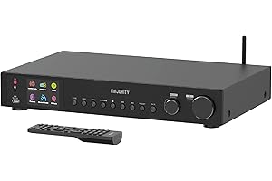 Bluetooth Internet Radio with DAB+ | Digital Tuner for Hifi Stack | FM, Spotify Connect, Podcasts | 90+ Presets, Colour LED D