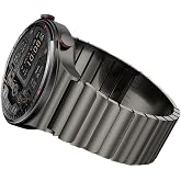 CONSTRAIN - Huawei ile uyumlu Watch GT 6/5/4/3/2 Pro 46mm Ultimate SE Elite Kordon Baklalı Metal Kordon