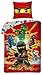 Produktbild Lego Ninjago Kinder Bettwäsche Set Wendebettwäsche Baumwolle 140 x 200 und 70 x 90