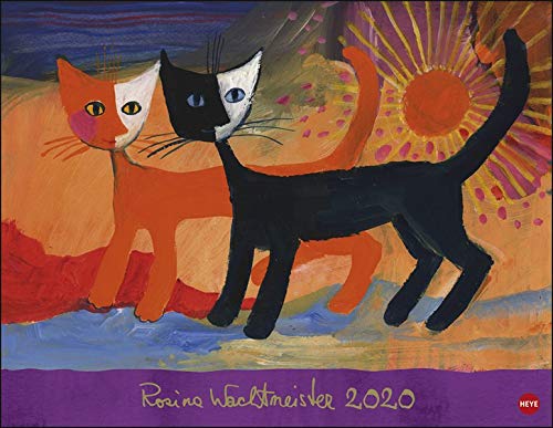 Rosina Wachtmeister Posterkalender. Wandkalender 2020. Monatskalendarium. Spiralbindung. Format 44 x 34 cm