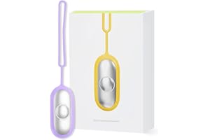 GOQELK Compact Handheld Sleep Aid Device - Relaxation Tool for Improved Sleep, Mood & Focus, Adjustable Massage Intensity, Portable & Easy to Carry (Purple)