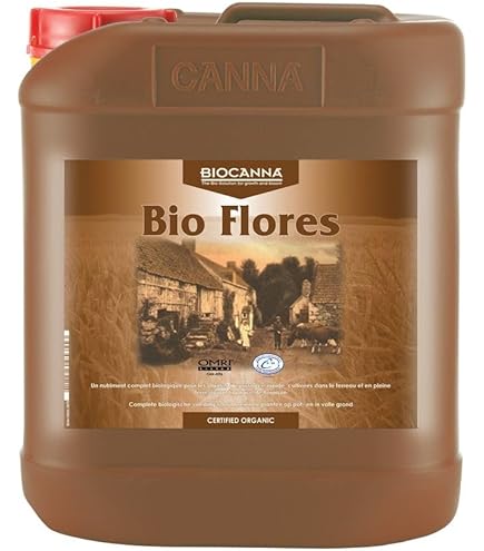 Canna Bio Flores Dünger 1 Liter - Natürlicher Blütennährstoff Für Pflanzen