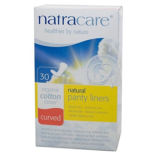 Preisvergleich Produktbild Natracare Organic Natural Curved Slipeinlagen (30) - Packung mit 6